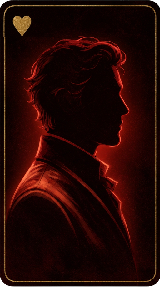 Carte silhouette d'homme